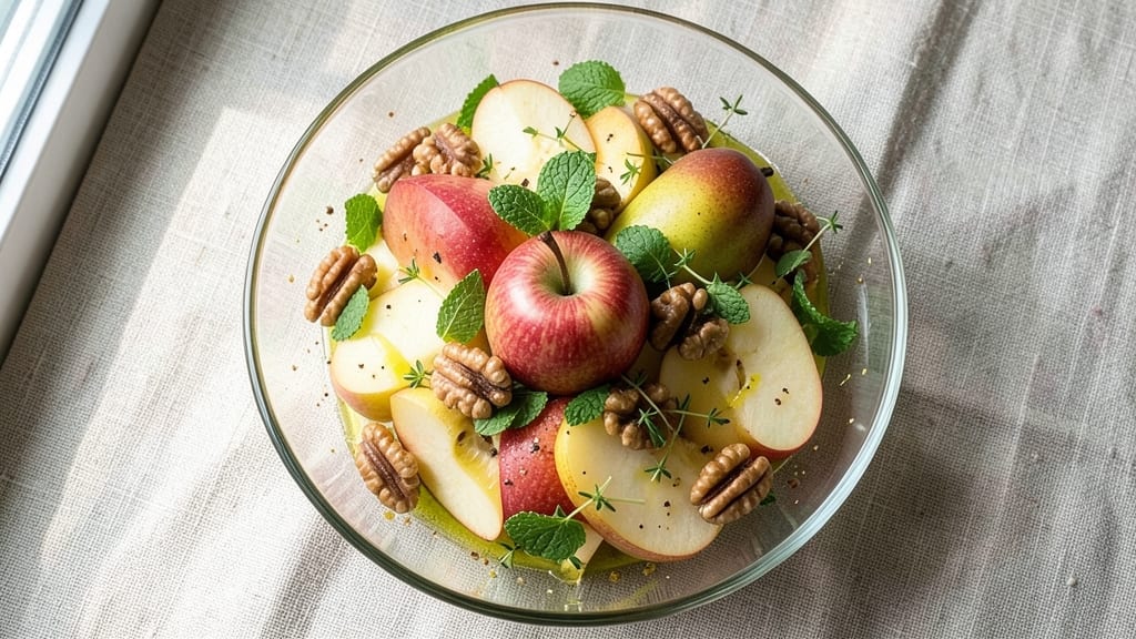 Apple Pear Walnut Salad Recipe: Sweet-Tart Crunch With Toasted Walnut Magic