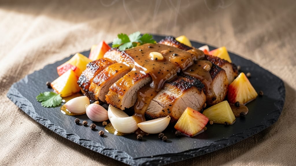 Pork Belly Pineapple Adobo Recipe: Crispy Bark, Sweet-Tart Glaze Magic
