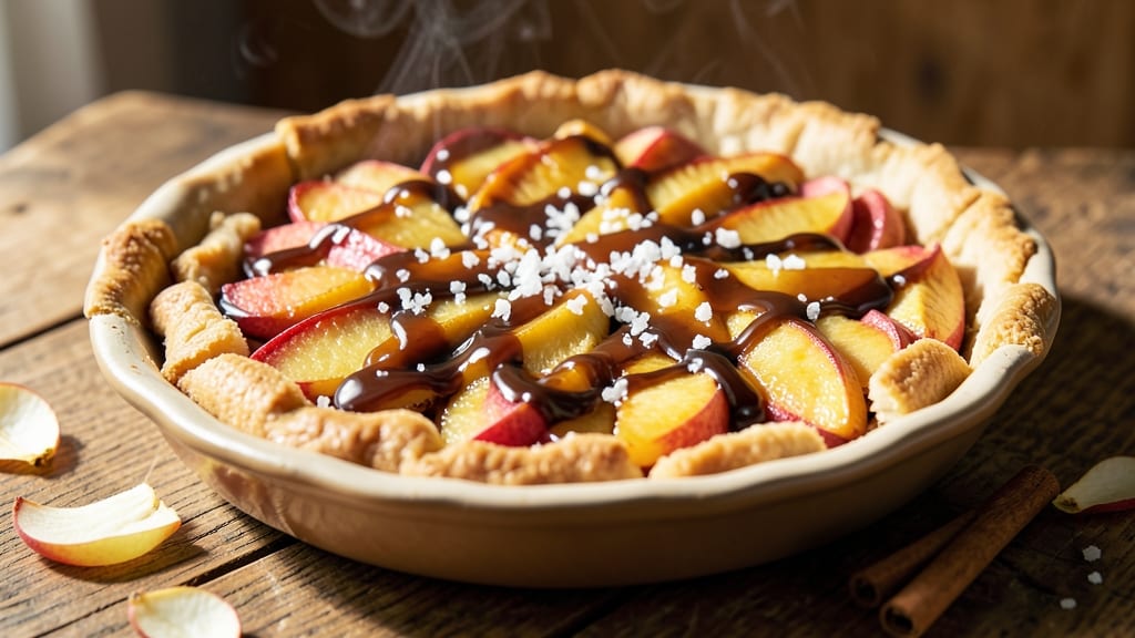 Salted Caramel Sauce Recipe for Apple Pie: Flaky Crust Drizzled With Rich, Salty-Sweet Magic