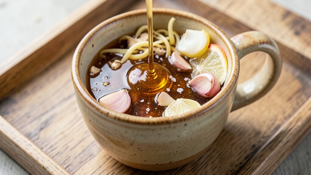 Apple Cider Vinegar, Ginger, Garlic, Lemon, Honey for Cholesterol Recipe: Heart-Healthy Flavor Booster for Any Meal