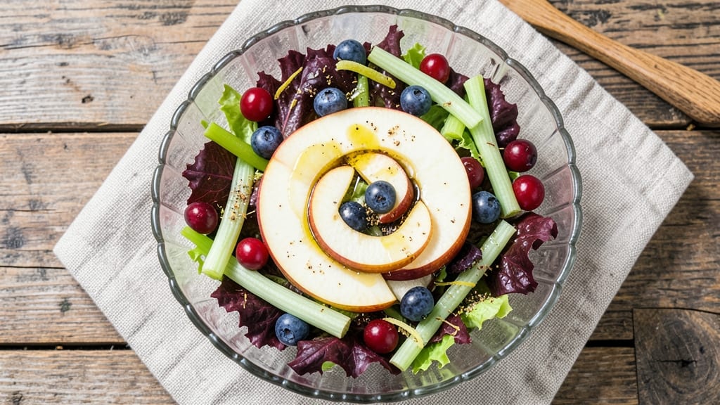 Apple Blueberry Salad Recipe: Crisp Celery and Sweet Fruit Crunch Without Dressing Overload