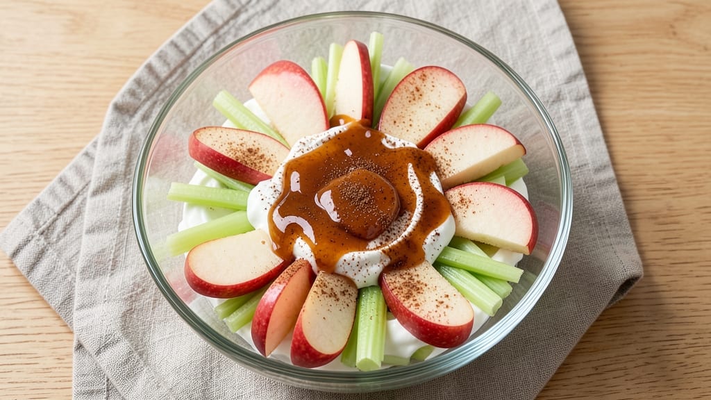Weight Watchers Caramel Apple Salad Recipe: Crunchy Celery and Sweet Apple Bites in 15 Minutes