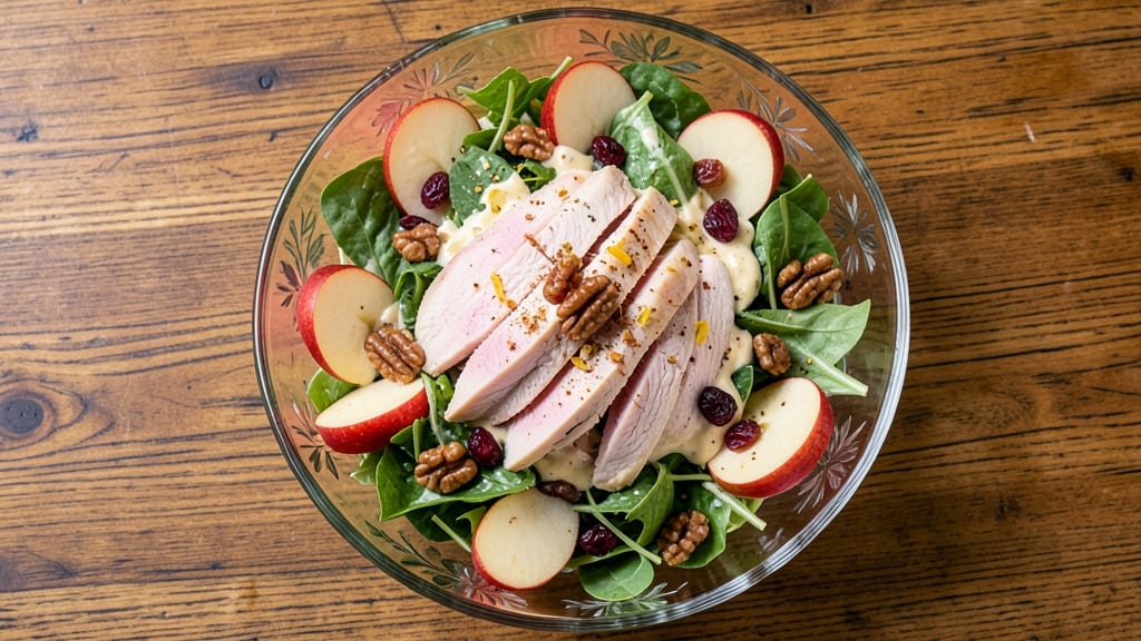 Applebee's Apple Walnut Chicken Salad Recipe: Crunchy Nut and Apple Bites in 15 Minutes