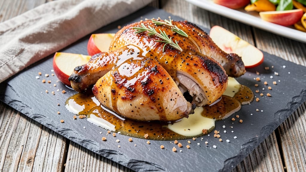 Apple Cider Baked Chicken Recipe: Honey-Spiced Glaze That Caramelizes Skin