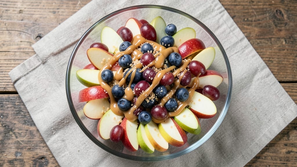 Caramel Apple Fruit Salad Recipe: Warm Spiced Bites with Celery Pepper Crunch