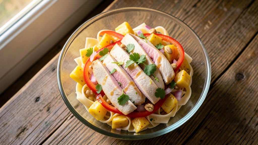 Chicken Pineapple Pasta Salad Recipe: Tropical Crunch Meets Creamy Comfort