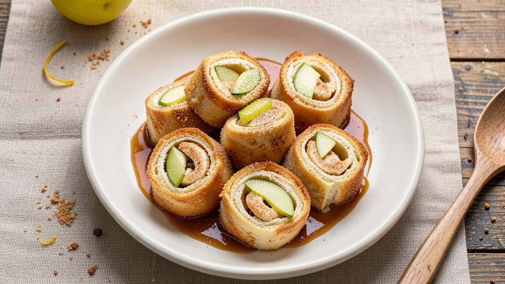 Apple French Toast Roll-Ups Recipe: Fluffy Layers With Caramelized Apple Crunch