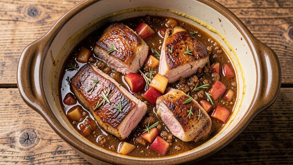 Pork Chops in Crock Pot With Apple Pie Filling Recipe: Slow-Simmered Spice and Sweetness Fusion