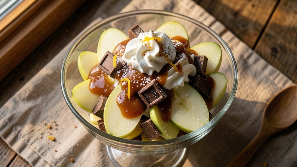 Twix Caramel Apple Salad Recipe: Crunchy Clusters and Gooey Twix Bites