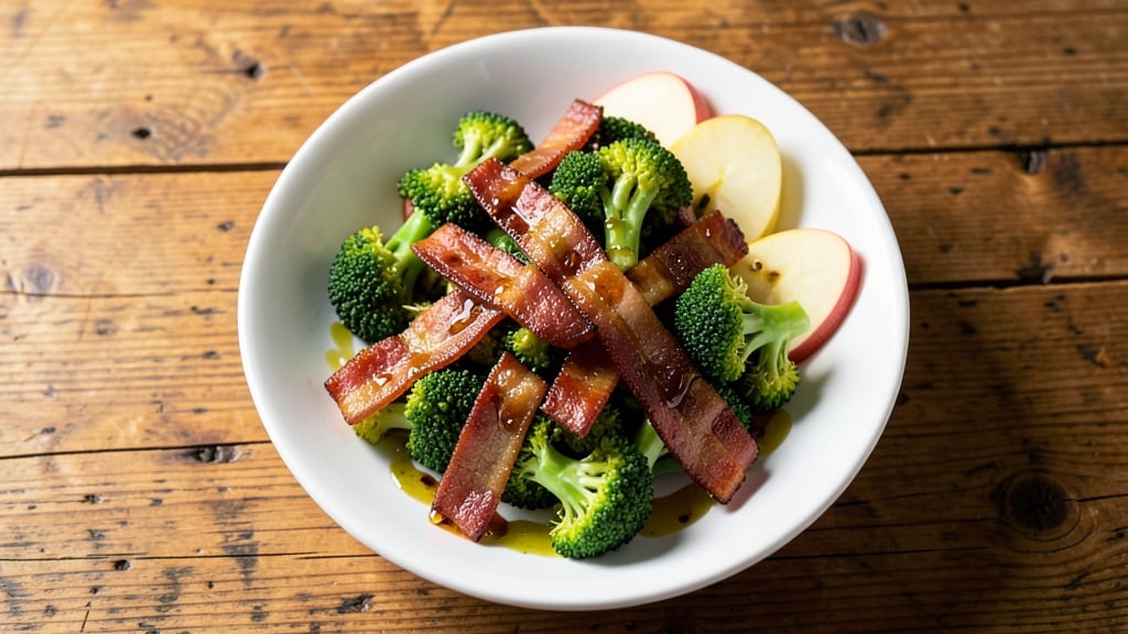 Broccoli Bacon Apple Salad Recipe: Sweet Tart Crunch Without Dressing Overload