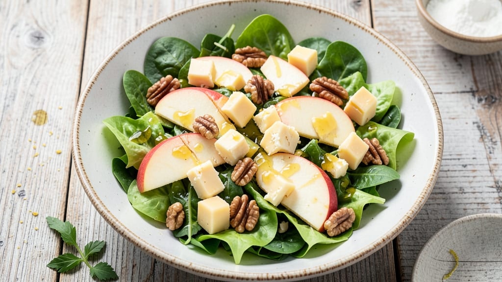 Apple and Cheddar Salad Recipe: Sweet-Tart Crunch With Creamy Bites