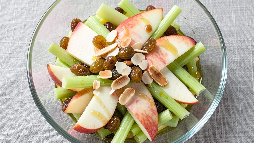 Apple, Celery, and Raisin Salad Recipe: Crunchy Sweet-Tart Bites Without Dressing Overload