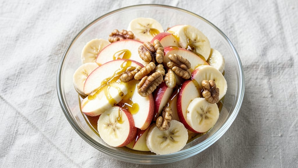 Apple and Banana Salad Recipe: Citrus-Kissed Crunch With Zero Prep