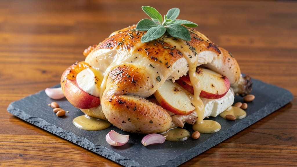 Apple and Brie Stuffed Chicken Recipe: Melty Cheese and Caramelized Apple Filling