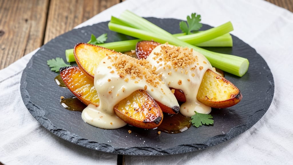 Apple Cheese Recipe UK: Crisp Celery and Sweet Apple Pan-Fried Bites