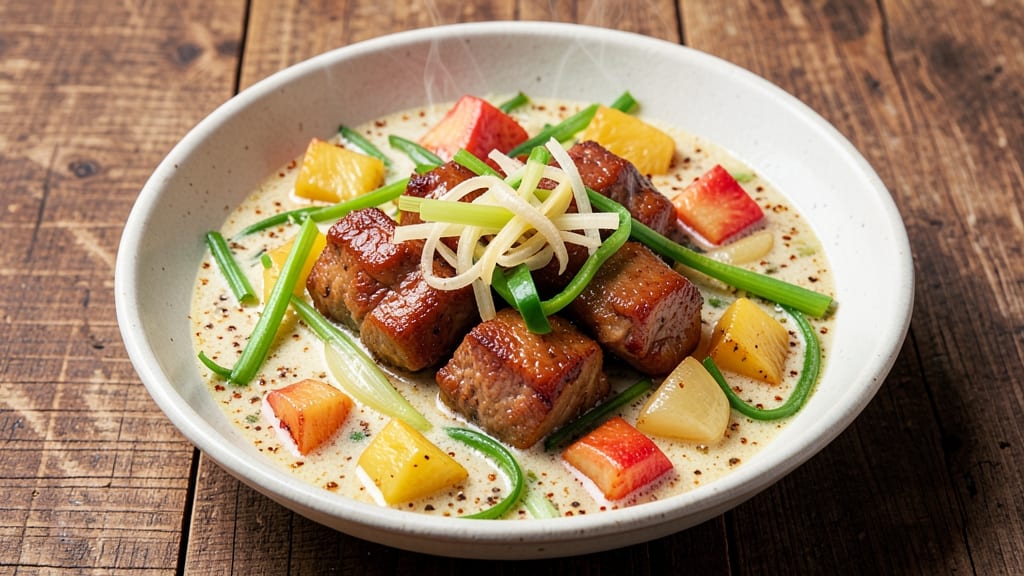 Pork and Pineapple Curry Recipe: Sweet-Tart Simmer With Celery-Pepper Heat