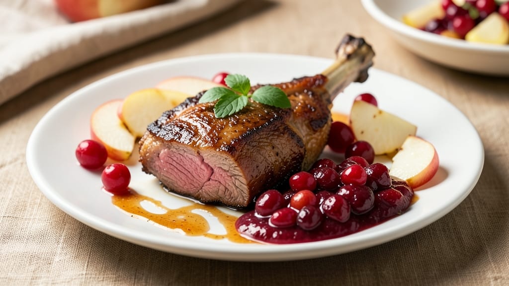 Pork Chop Apple Cranberry Recipe: Pan-Seared Crispness and Sweet-Tart Bite