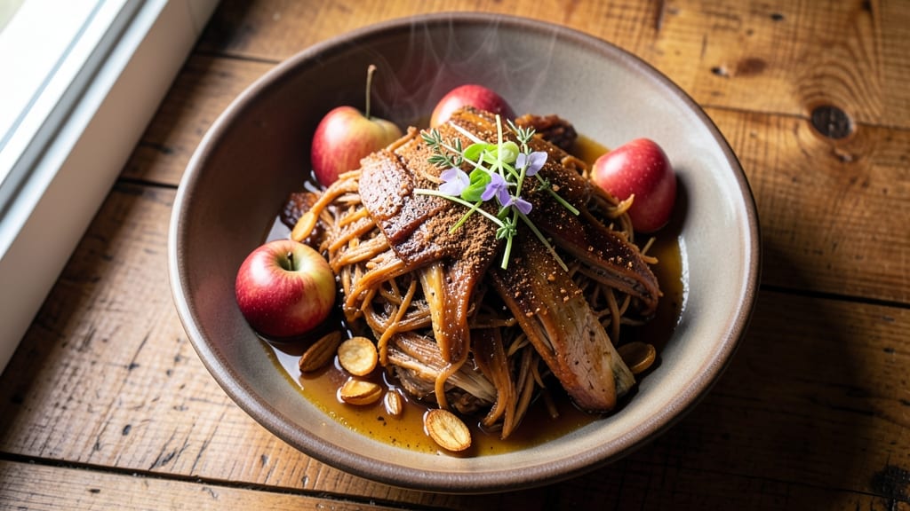 Slow Cooker Apple Cider Pulled Chicken Recipe: Spiced Simmer for Fall-Off-The-Bone Tenderness
