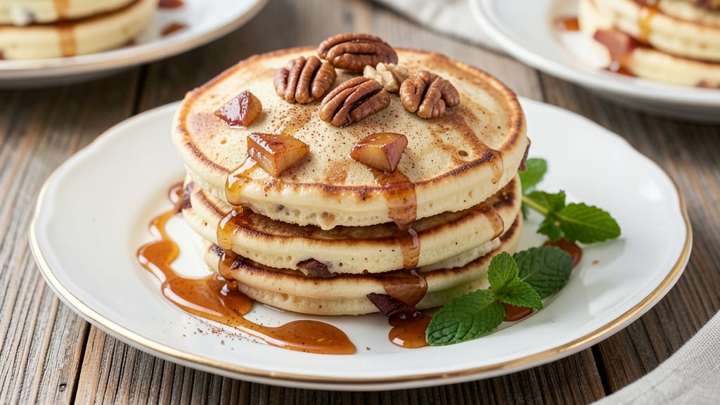 Old Fashioned Apple Pancakes Recipe: Spiced Caramelized Topping That Stays Warm
