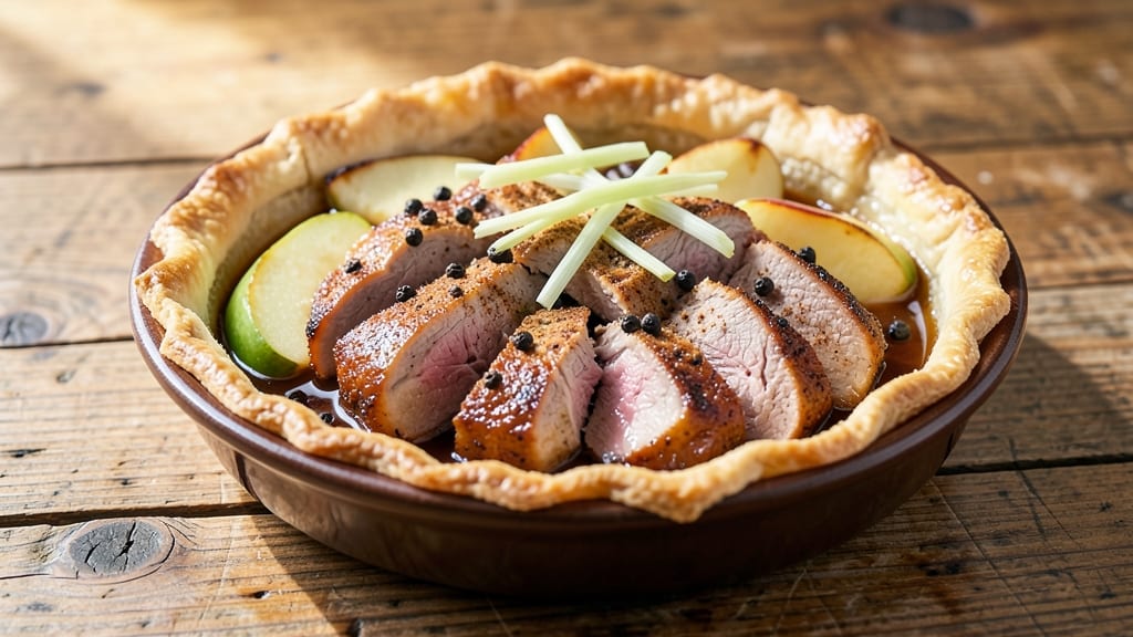 Pork Roast Apple Pie Filling Recipe: Slow-Cooked Sweetness and Celery-Pepper Crunch Fusion