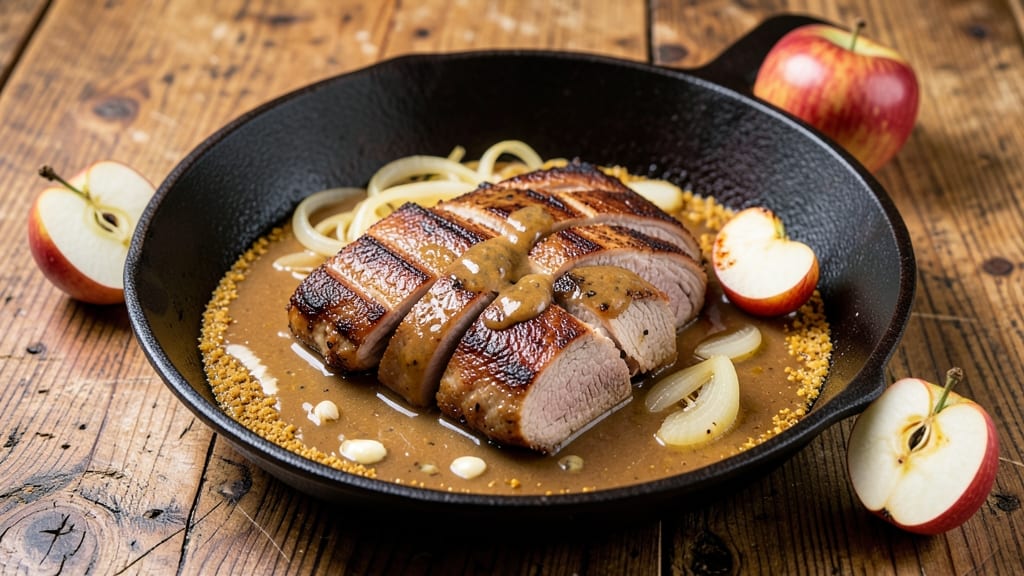 Apple Gravy Recipe for Pork: Sweet-Tart Sauce That Caramelizes Edges