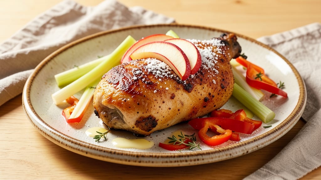 Red Apple Inn Chicken Recipe: Celery-Pepper Crunch Meets Sweet Caramelized Skin