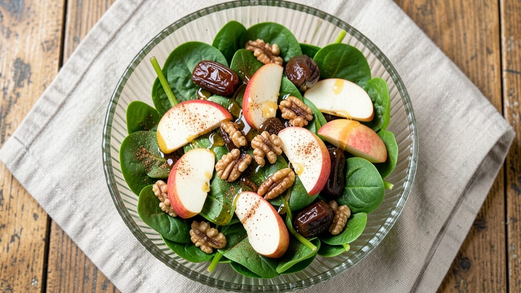 Apple Date Salad Recipe: Honey-Spiced Medley With Walnut Crunch