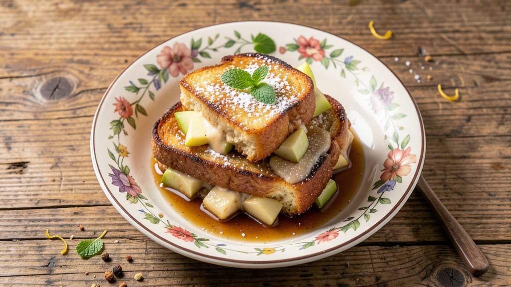 Apple Fritter French Toast Recipe: Caramelized Cinnamon-Crusted Bites
