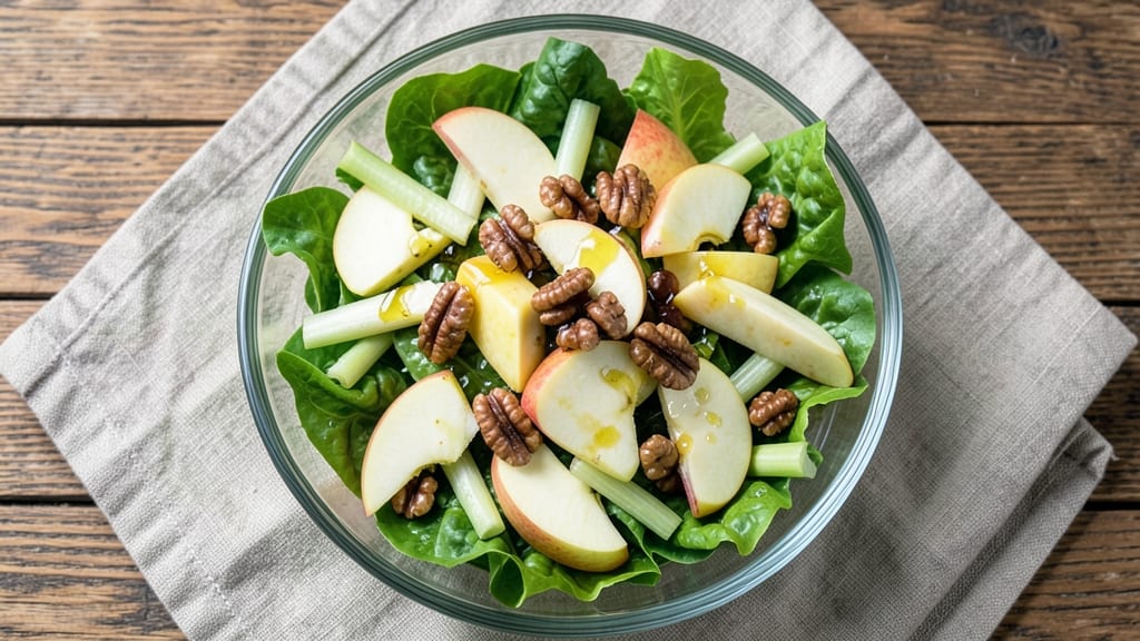 Raw Apple Salad Recipe: Crunchy Celery and Sweet Apple Refreshment