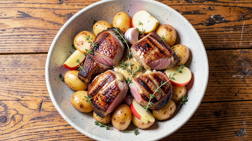 Pork Chop Apple Potato Recipe: One-Pan Roast for Crispy Edges and Caramelized Sweetness