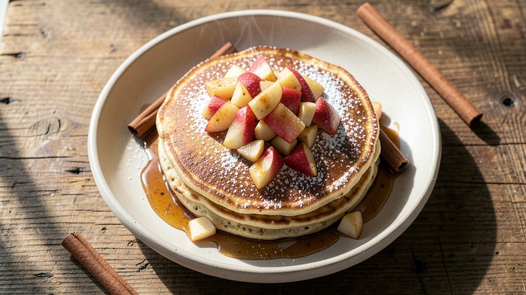 Dinah's Apple Pancake Recipe: Fluffy Stacks With Spiced Apple Filling