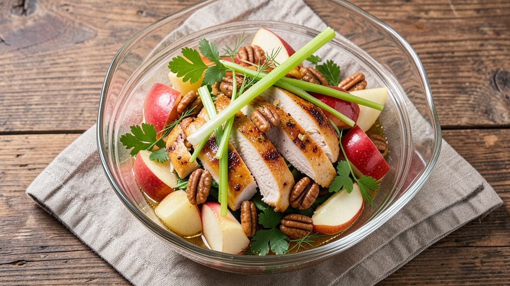 Chopped Chicken and Apple Salad Recipe: Crisp Celery and Sweet Apple Harmony
