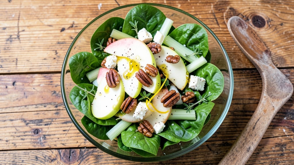 Green Apple Pecan Salad Recipe: Crisp Celery and Nutty Sweetness Balance