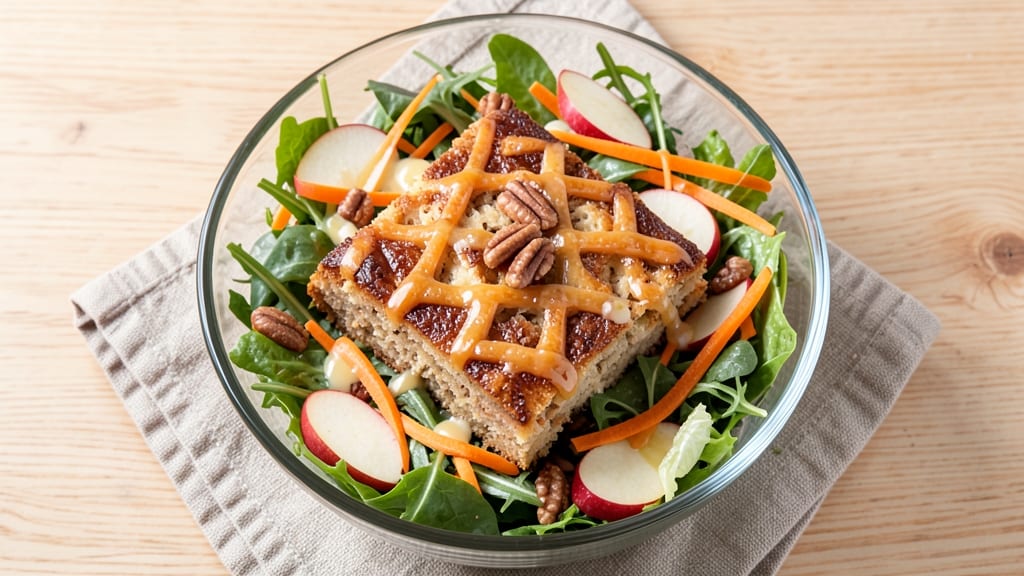 Apple Carrot Cake Salad Recipe: Warm Spiced Layers With Crunchy Celery Topping