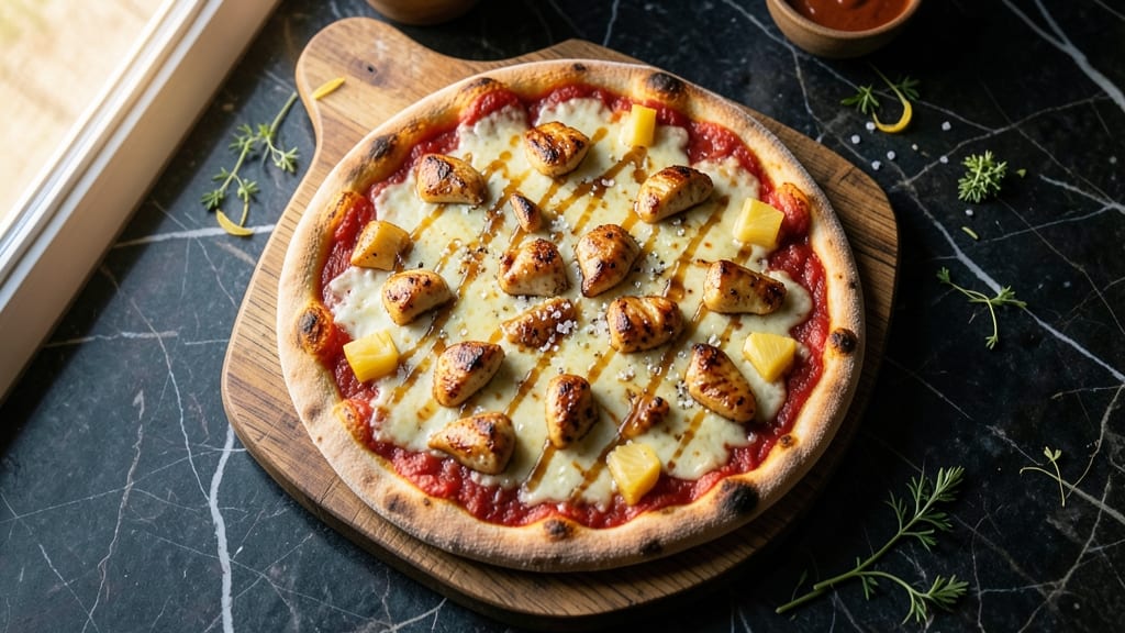 Chicken and Pineapple Pizza Recipe: Sweet-Tangy Topping That Sticks to Every Bite