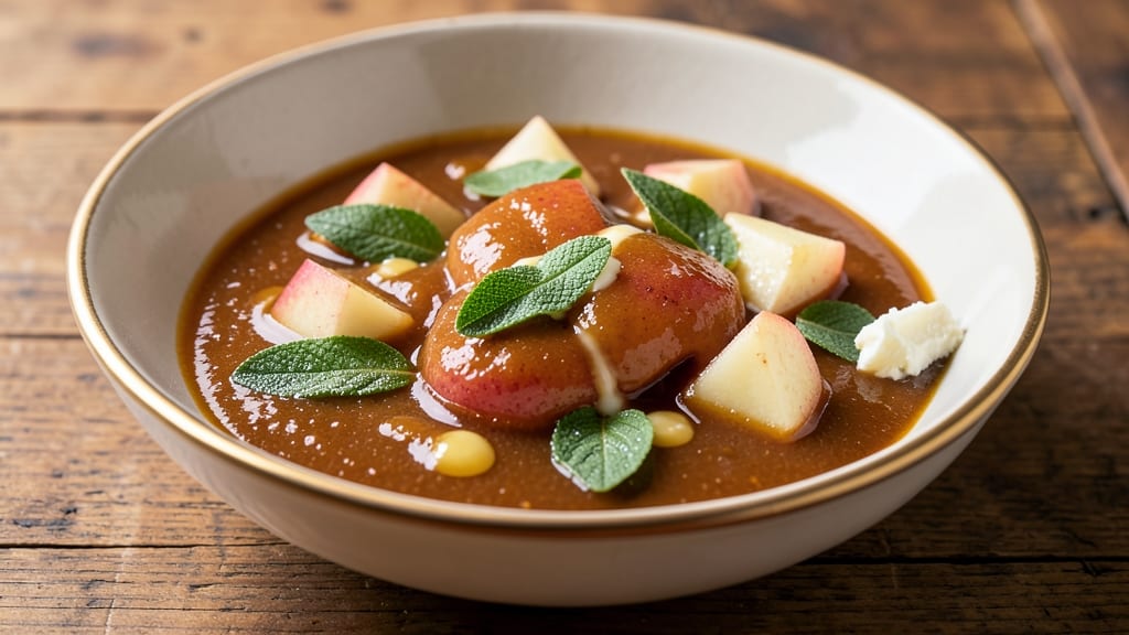 Apple And Sage Sauce Recipe: Warm Herbal Glaze for Roasted Meats