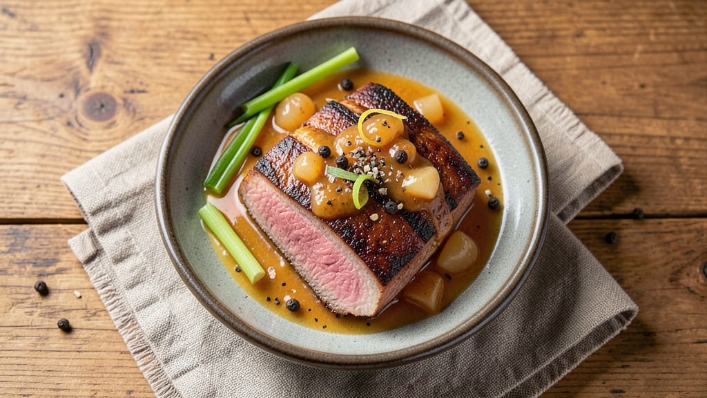 Apple Compote Pork Recipe: Celery-Pepper Crunch Meets Spiced Simmer Magic