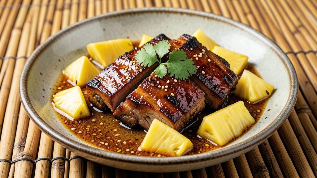 Pork Ribs With Pineapple Filipino Recipe: Sticky-Sweet Glaze That Caramelizes Ribs