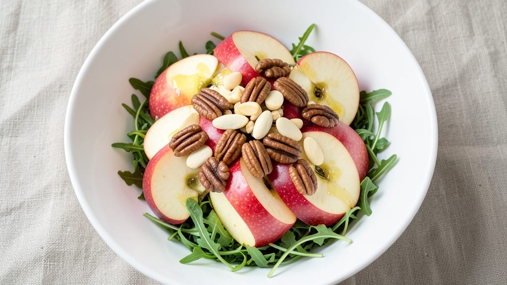 Apple And Nut Salad Recipe: Crunchy Sweetness With Warm Cinnamon Kick