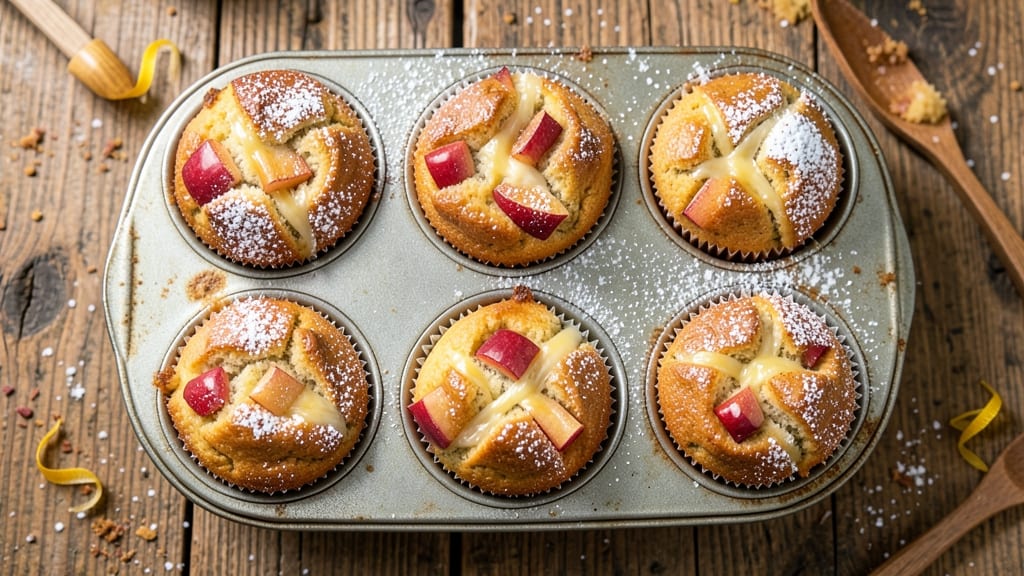 Apple Cheese Muffins Recipe: Buttery Streusel and Sweet-Tart Apple Filling