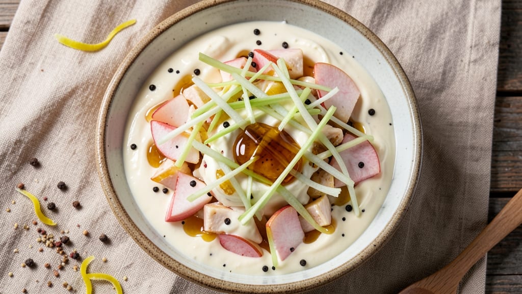 Panera Bread Fuji Apple Chicken Salad Dressing Recipe: Creamy Celery-Pepper Balance in 5 Minutes