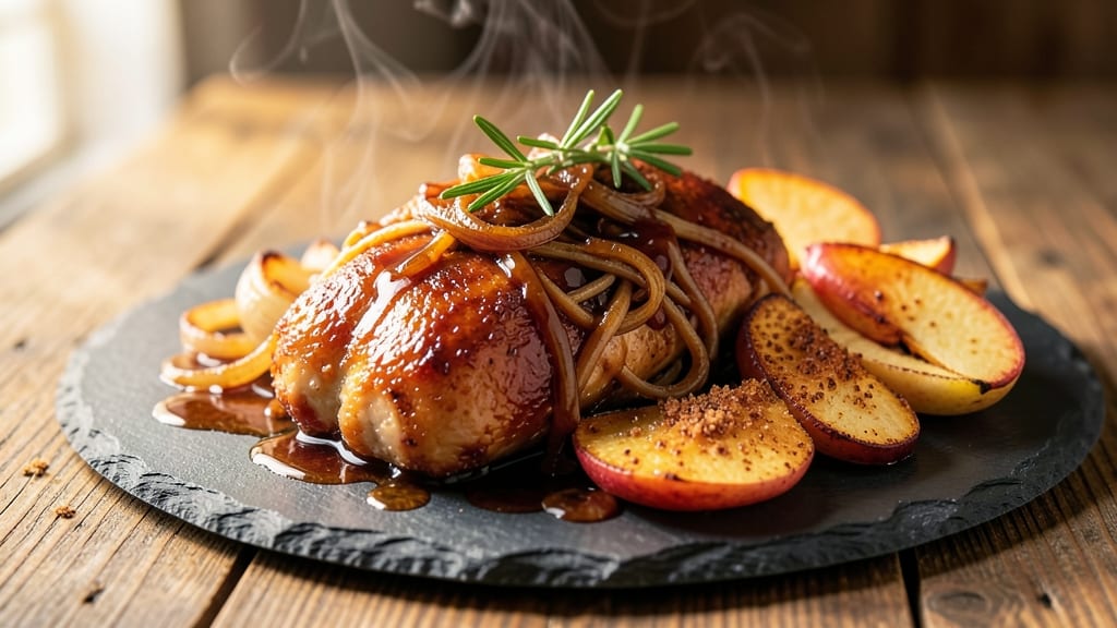 Apple Cider Pulled Chicken Recipe: Slow-Simmered Shreds With Celery-Pepper Crunch