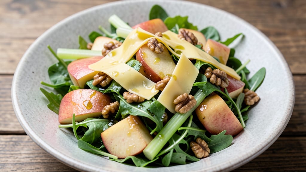 Chopped Apple Salad Recipe: Crisp Celery and Sweet Apple Crunch Without Dressing