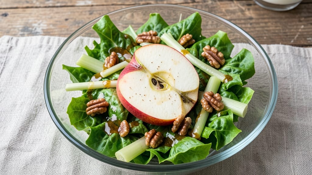 Apple Cider Vinaigrette Salad Recipe: Crisp Celery and Apple Bites in One Bowl