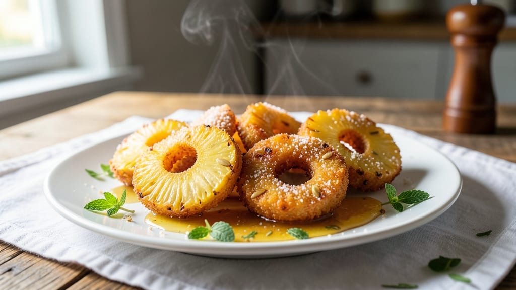 Fried Pineapple Rings Recipe: Golden-Caramelized Crunch in 15 Minutes