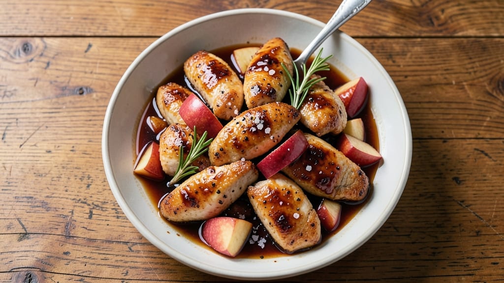Apple Bourbon Chicken Recipe: Crispy Crust and Sticky-Sweet Glaze