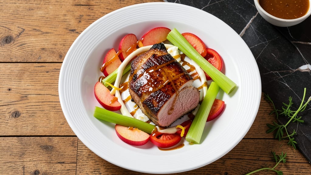 Apple Porkchop Recipe: Crispy-Skinned Sweetness With Celery-Pepper Crunch
