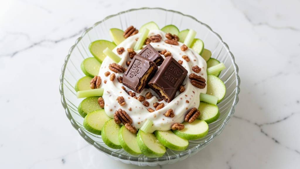 Granny Smith Apple Snickers Salad Recipe: Crunchy Celery and Caramelized Apple Bites