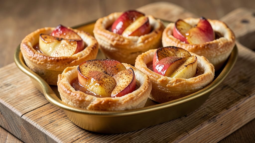 Omaha Steaks Apple Tartlets Copycat Recipe: Mini Apple-Pecan Bites With Buttery Pastry Crust