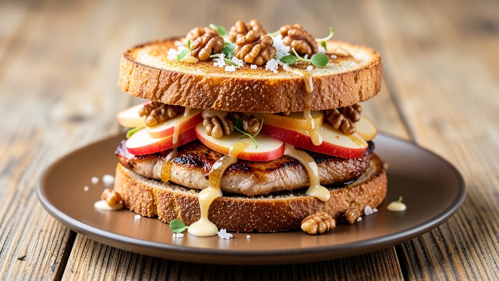 Chicken Apple Walnut Salad Sandwich Recipe: Crunchy Nut and Apple Layers That Hold Up
